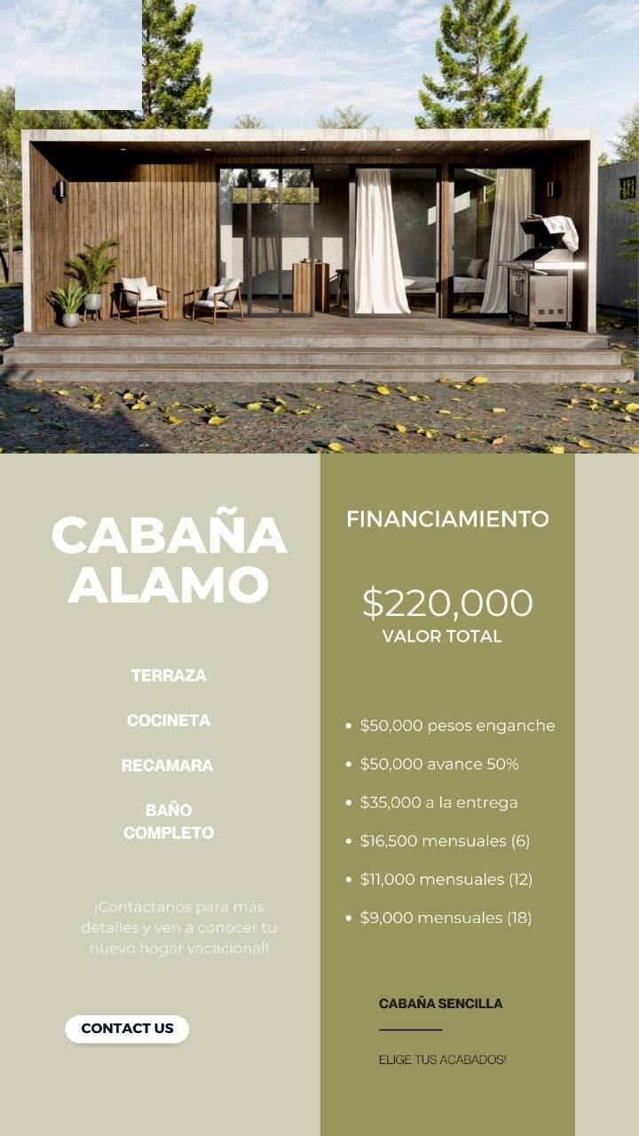 #5552 - CABAÑA para Venta en Ensenada - BC