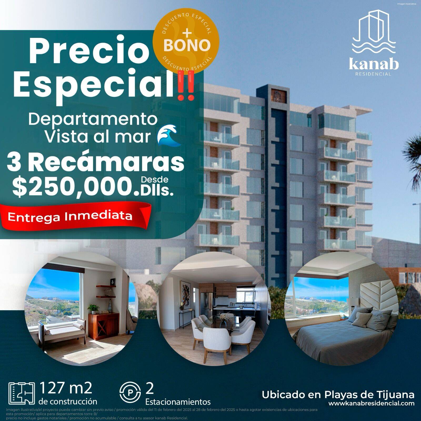 #5684 - Departamento para Venta en Tijuana - BC