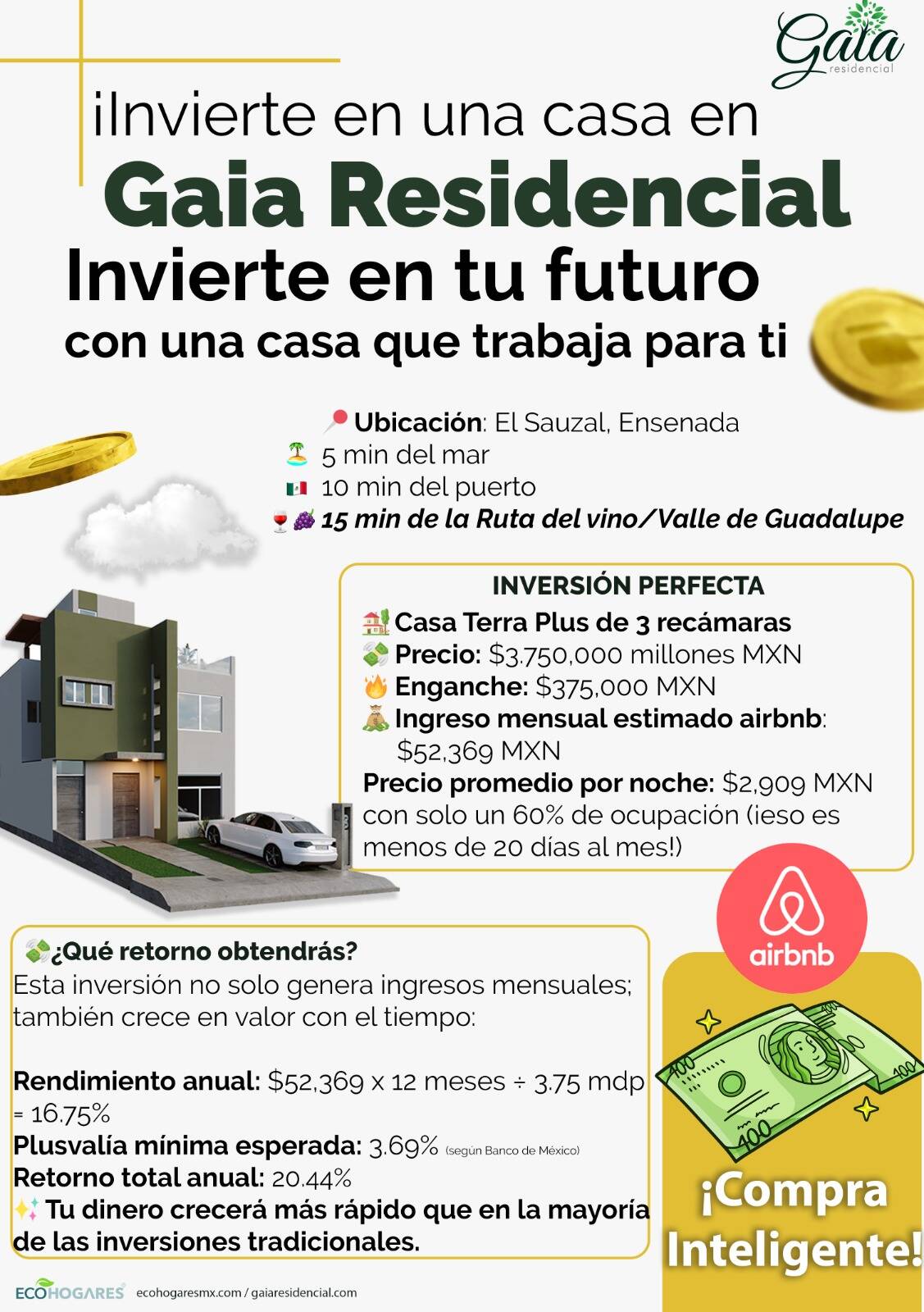 #5615 - Casa para Venta en Ensenada - BC