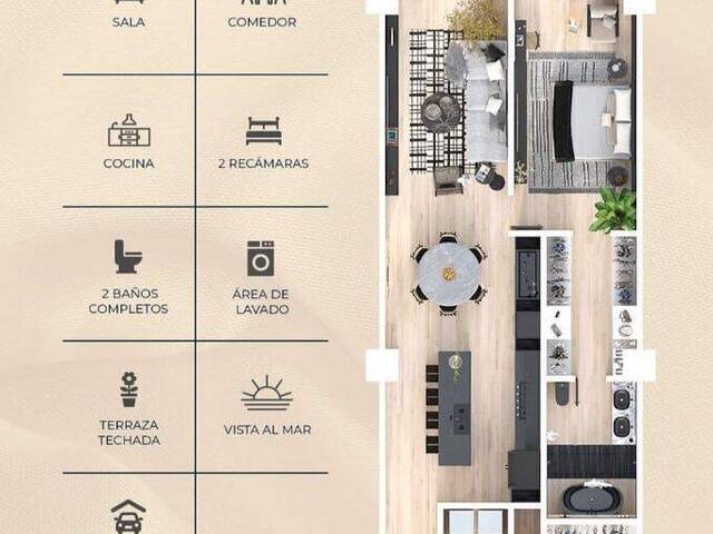 Departamento para Venta en Mazatlán - 4