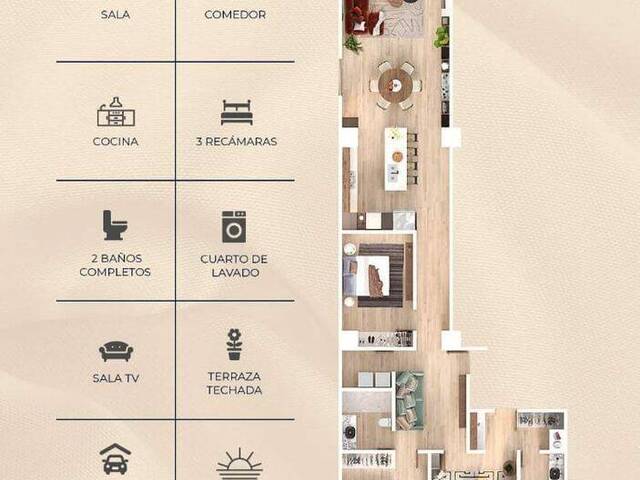 Departamento para Venta en Mazatlán - 4