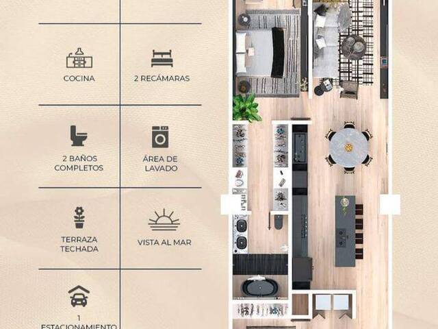 #5018 - Departamento para Venta en Mazatlán - SL