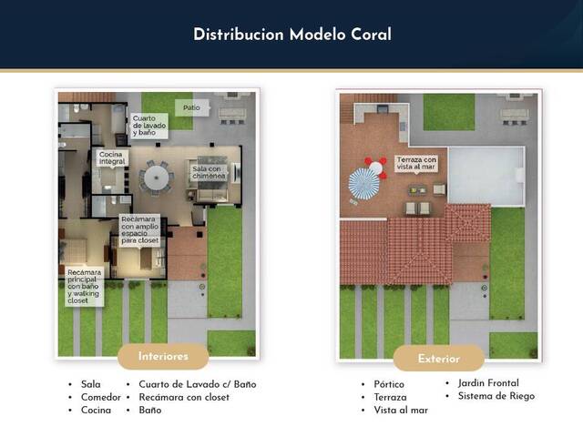 #3092 - Casa para Venta en Playas de Rosarito - BC