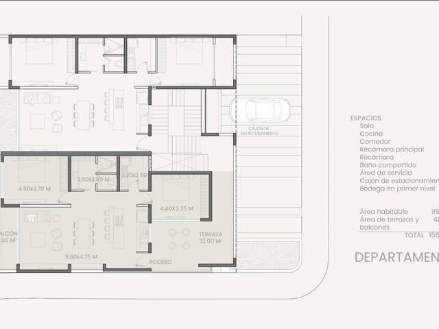 #5842 - Departamento para Venta en Colima - CL - 2